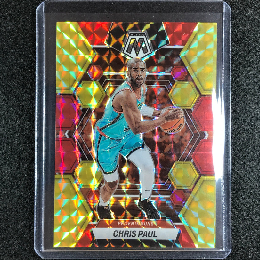 2022-23 Mosaic Chris Paul Choice Fusion Red And Yellow 32/88 No 77