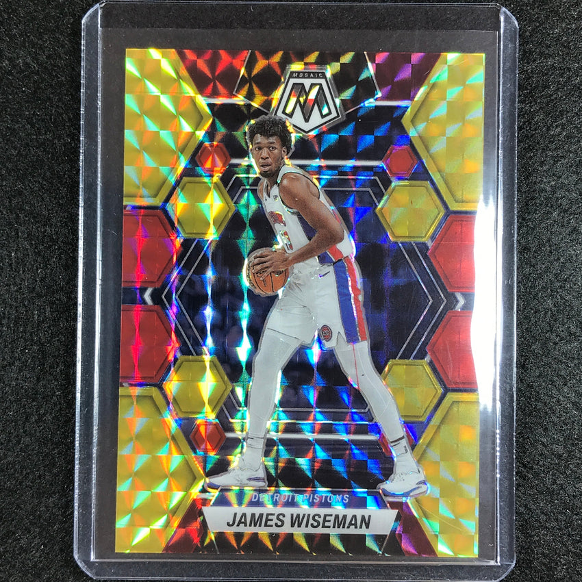 2022-23 Mosaic James Wiseman Choice Fusion Red And Yellow 85/88 No 79