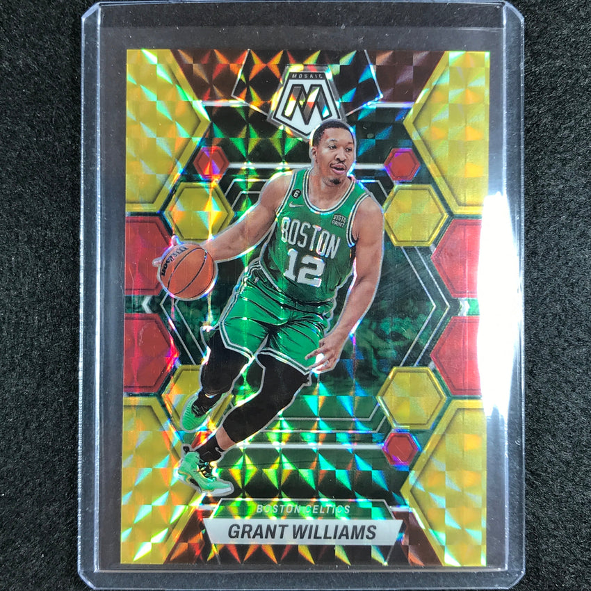 2022-23 Mosaic GRANT WILLIAMS Choice Fusion Red and Yellow 77/88 #128