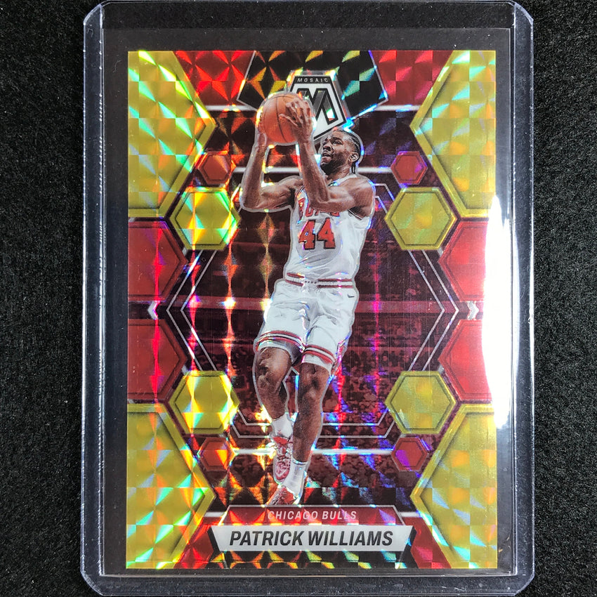 2022-23 Mosaic Patrick Williams Choice Fusion Red And Yellow 4/88 No 131
