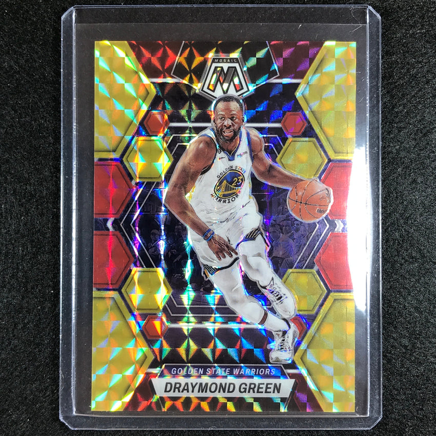 2022-23 Mosaic Draymond Green Choice Fusion Red And Yellow 76/88 No 143