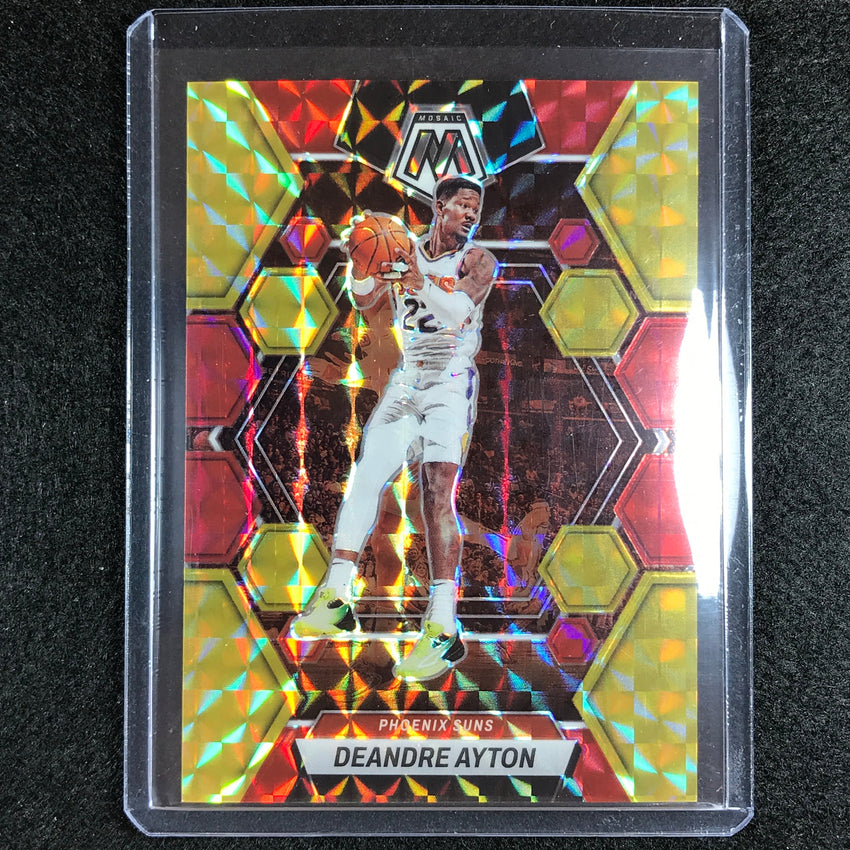 2022-23 Mosaic DEANDRE AYTON Choice Fusion Red and Yellow 73/88 #152