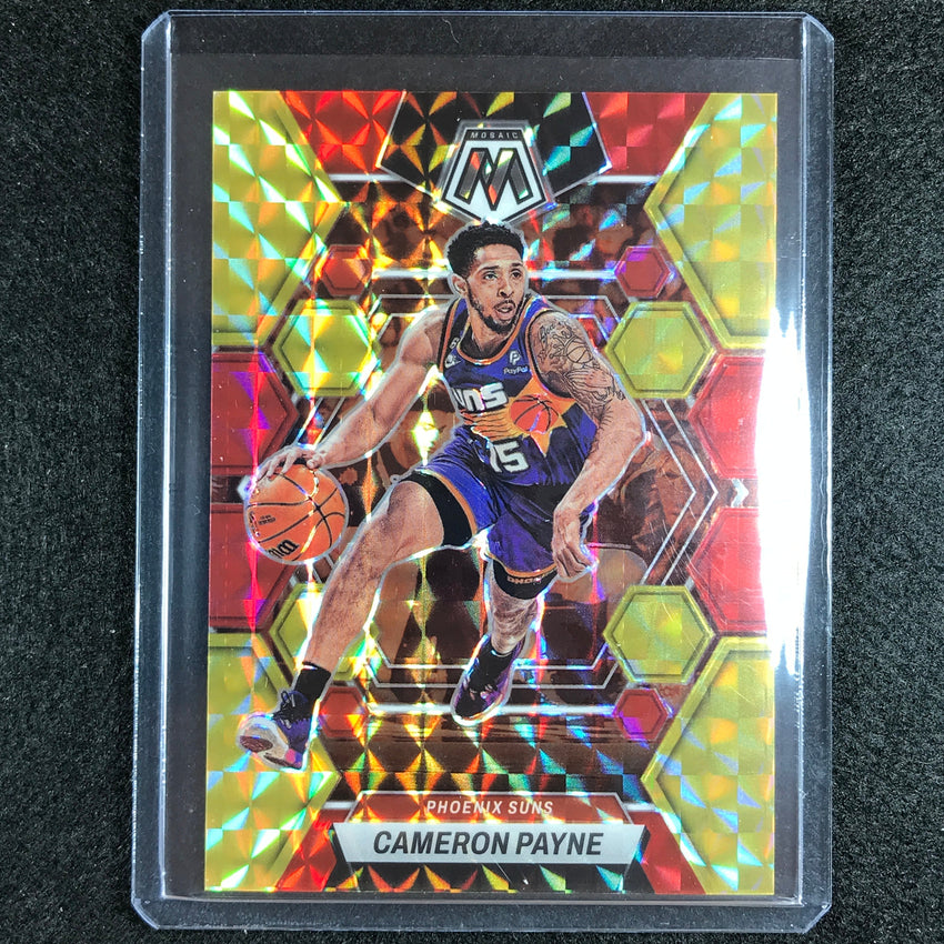 2022-23 Mosaic CAMERON PAYNE Choice Fusion Red and Yellow 41/88 #169