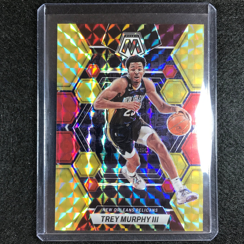 2022-23 Mosaic Trey Murphy Iii Choice Fusion Red And Yellow 19/88 No 178