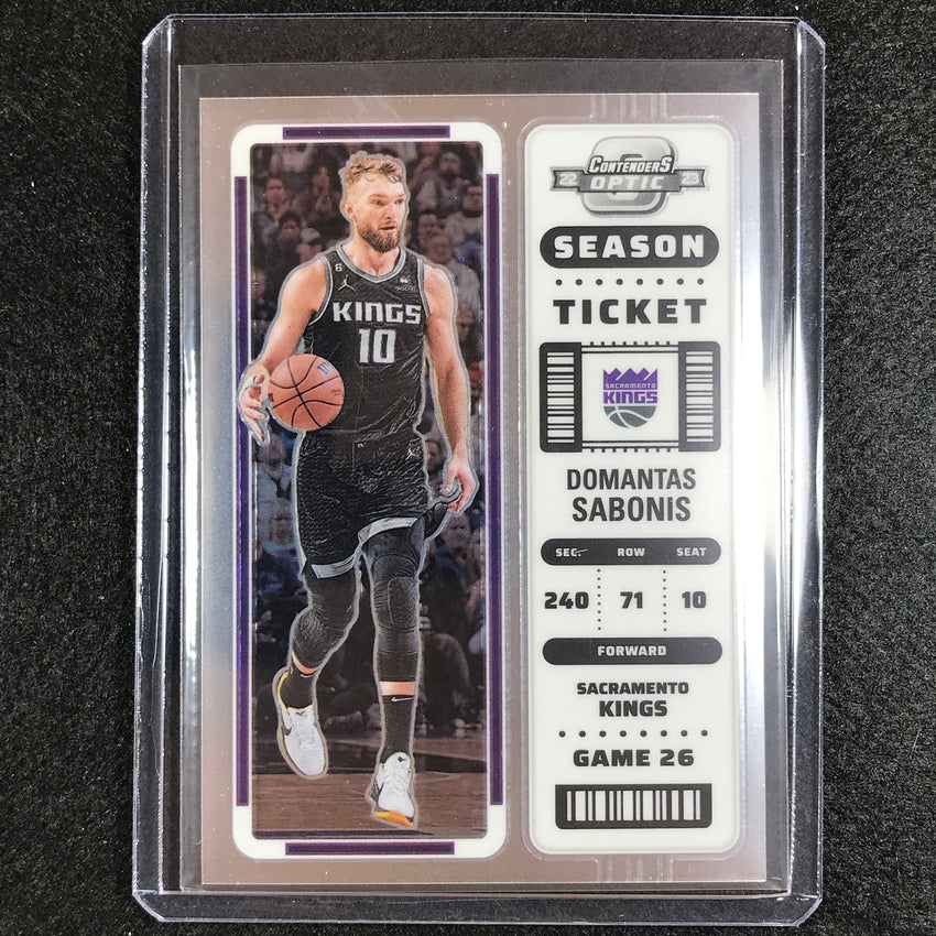 2022-23 Contenders Optic DOMANTAS SABONIS Season Ticket Base #82