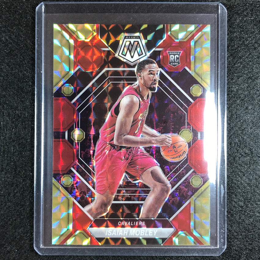 2022-23 Mosaic ISAIAH MOBLEY Rookie Choice Fusion Red and Yellow 12/88 #247