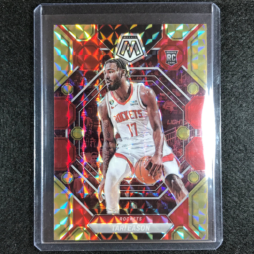 2022-23 Mosaic Tari Eason Rookie Choice Fusion Red And Yellow 62/88 No 248