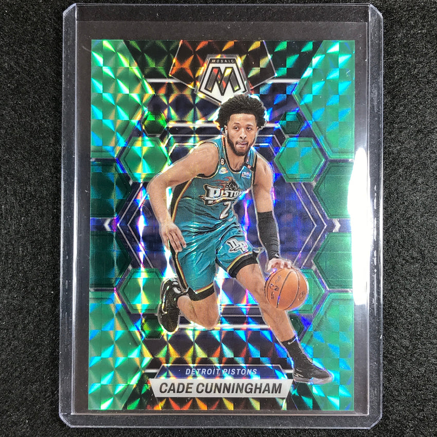 2022-23 Mosaic Cade Cunningham Choice Fusion Green 13/21