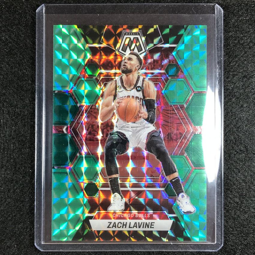 2022-23 Mosaic Zach Lavine Choice Fusion Green 8/21