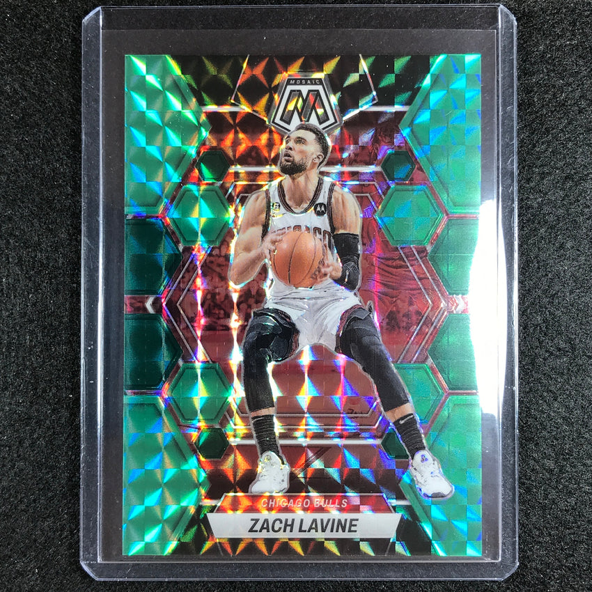2022-23 Mosaic Zach Lavine Choice Fusion Green 14/21