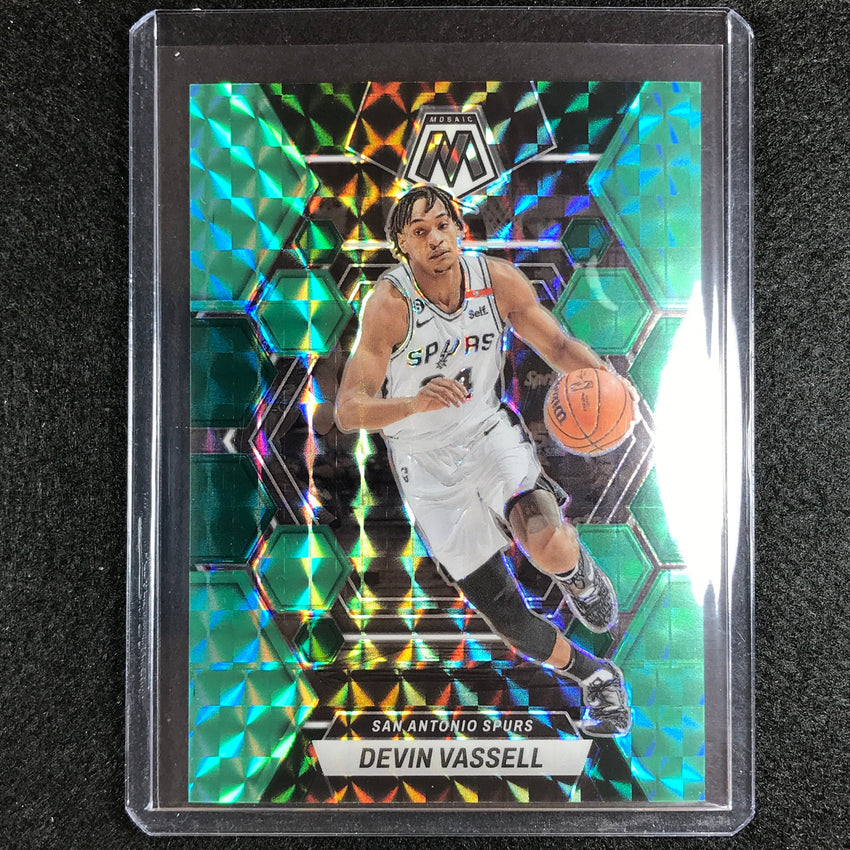 2022-23 Mosaic Devin Vassell Choice Fusion Green 10/21