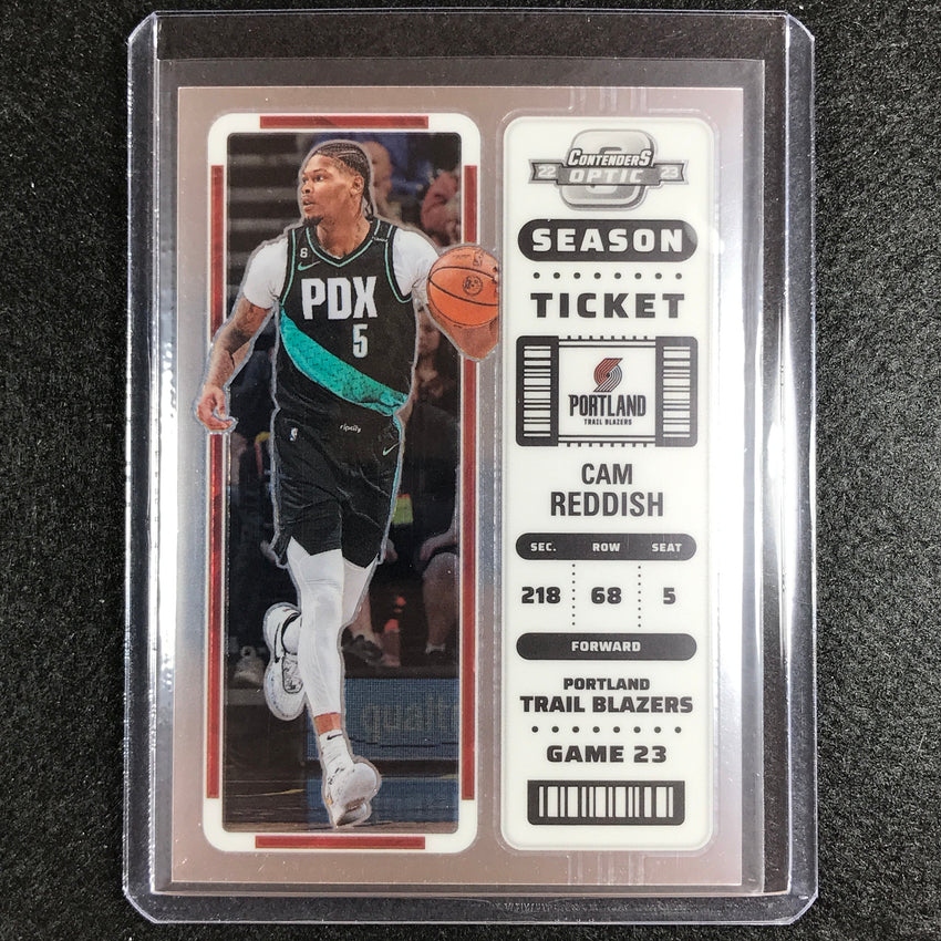 2022-23 Contenders Optic CAM REDDISH Season Ticket Base #87