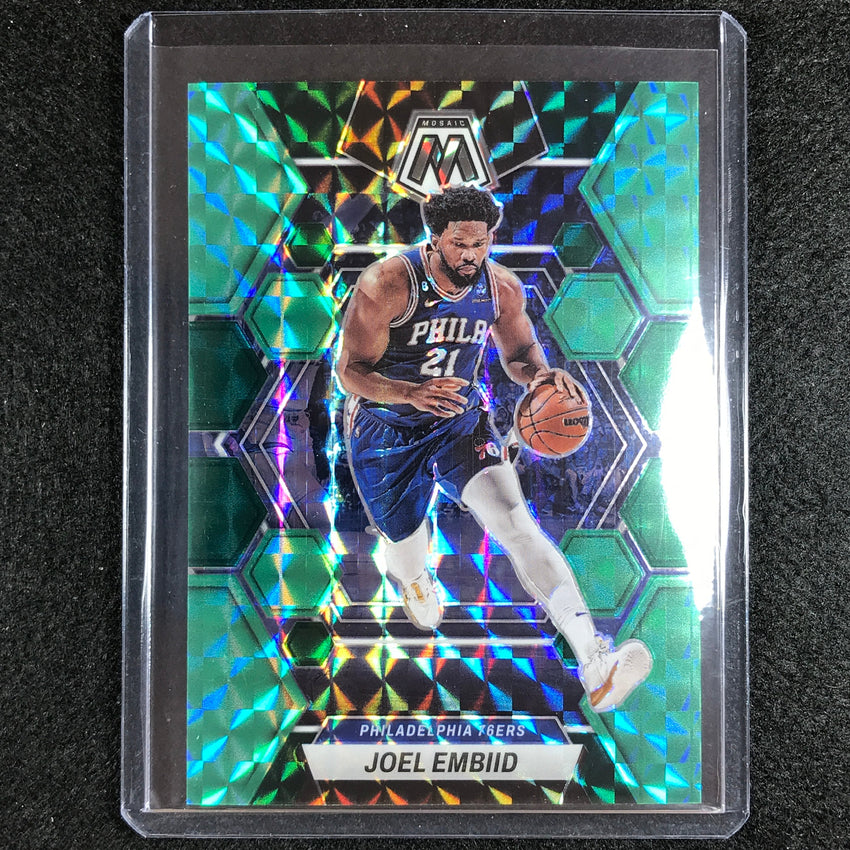 2022-23 Mosaic Joel Embiid Choice Fusion Green 6/21