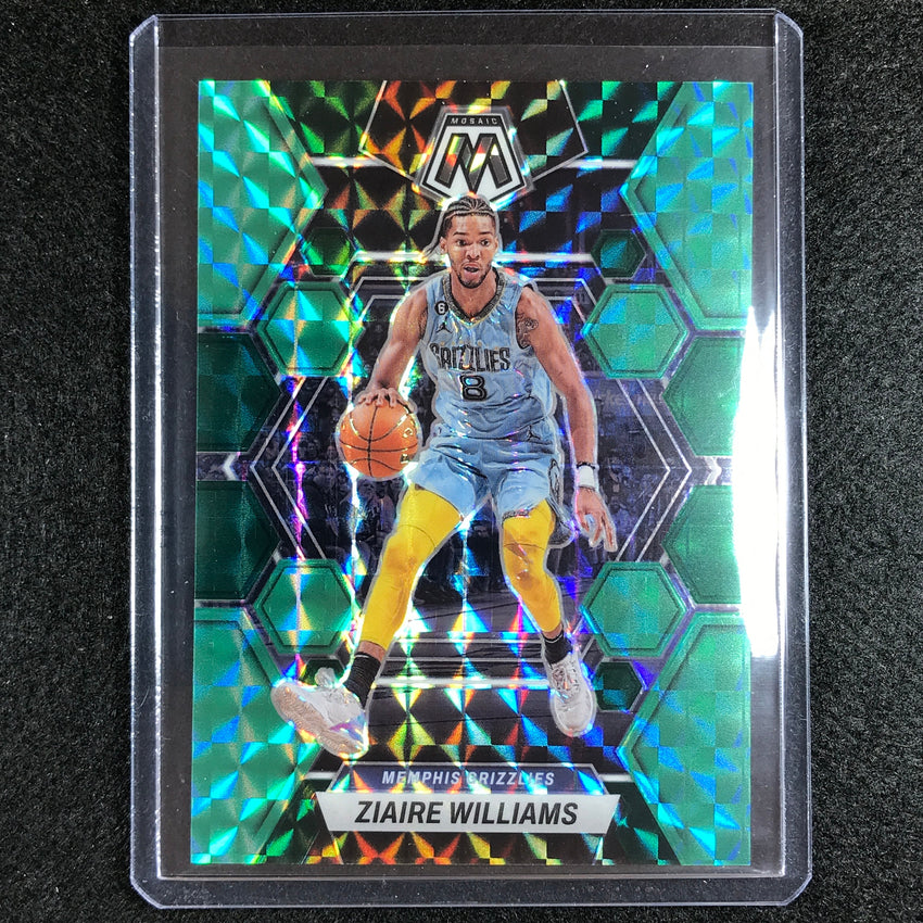 2022-23 Mosaic Ziaire Williams Choice Fusion Green 6/21