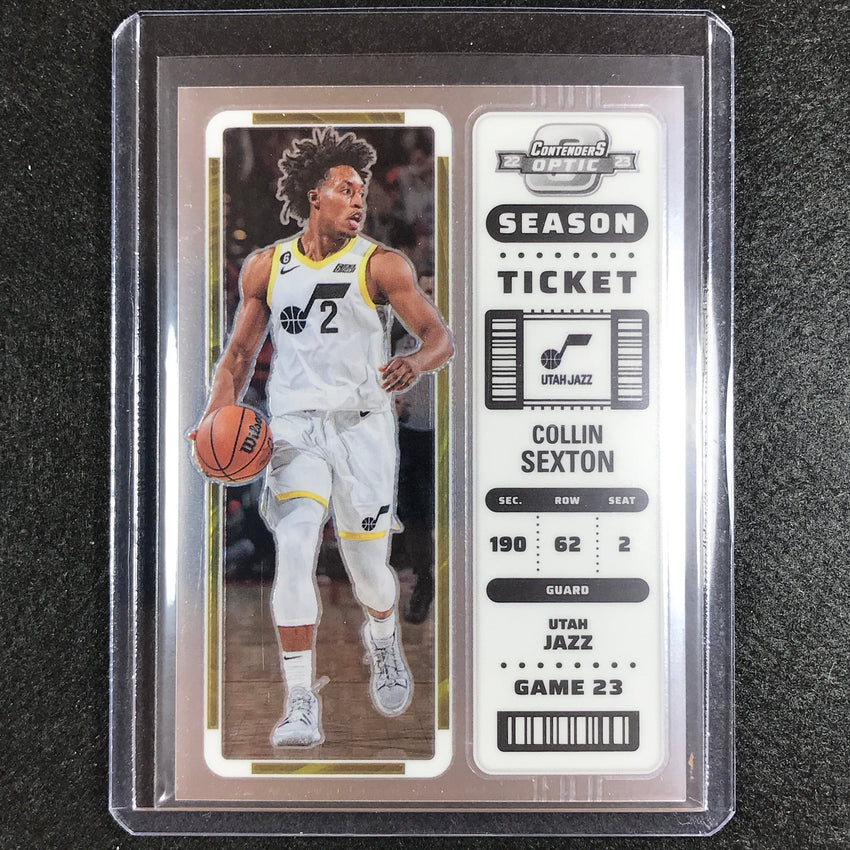 2022-23 Contenders Optic COLLIN SEXTON Season Ticket Base #90