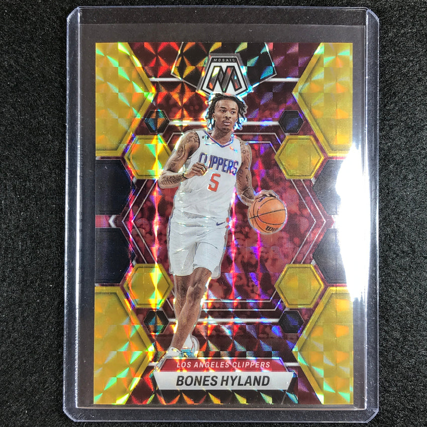 2022-23 Mosaic Bones Hyland Choice Black Gold 5/8
