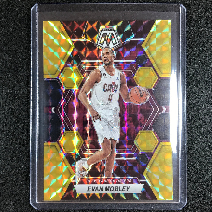 2022-23 Mosaic Evan Mobley Choice Black Gold 4/8
