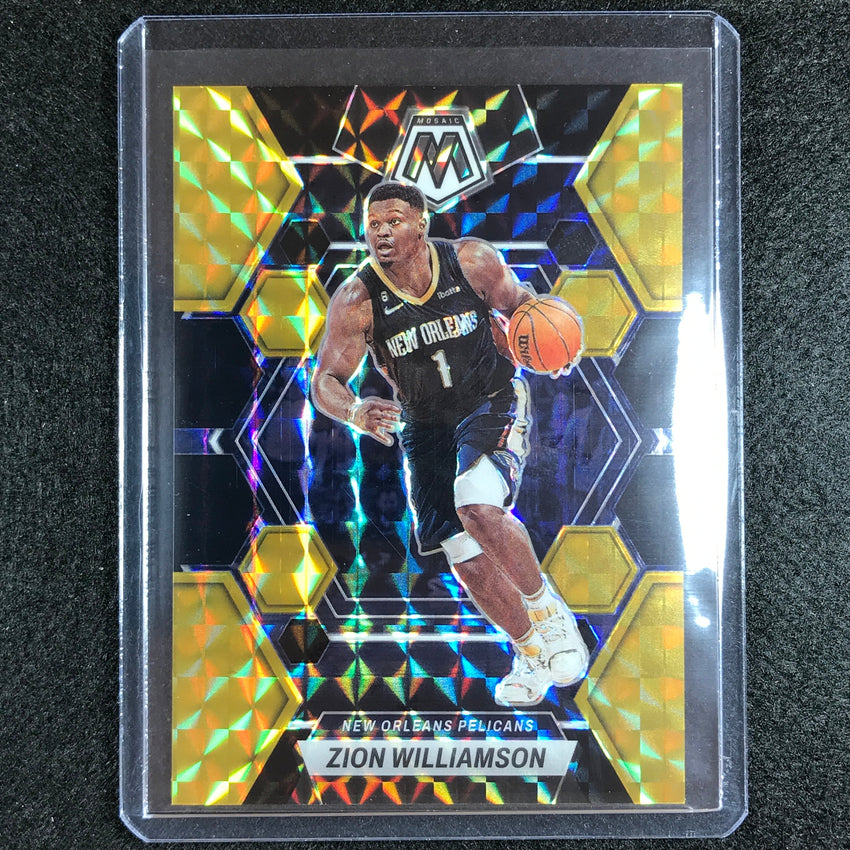 2022-23 Mosaic Zion Williamson Choice Black Gold 4/8