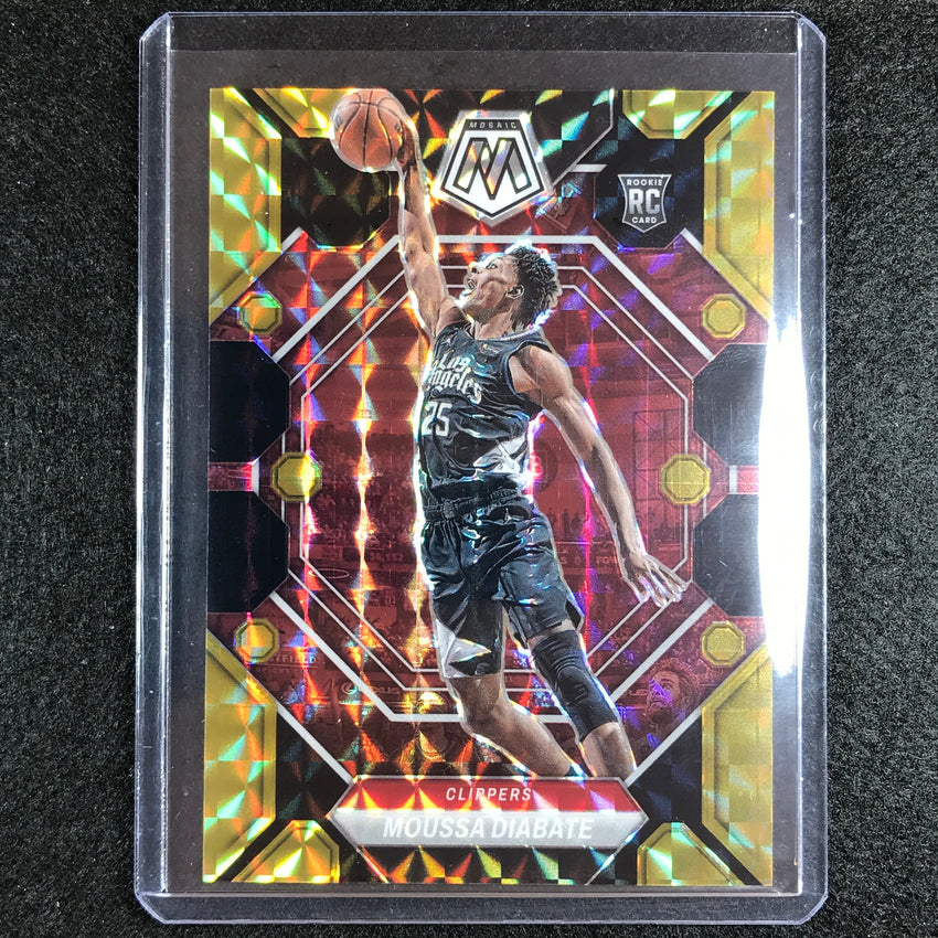 2022-23 Mosaic Moussa Diabate Rookie Choice Black Gold 6/8