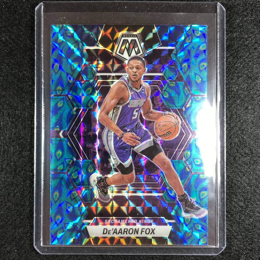 2022-23 Mosaic Deaaron Fox Choice Peacock Ssp No 181