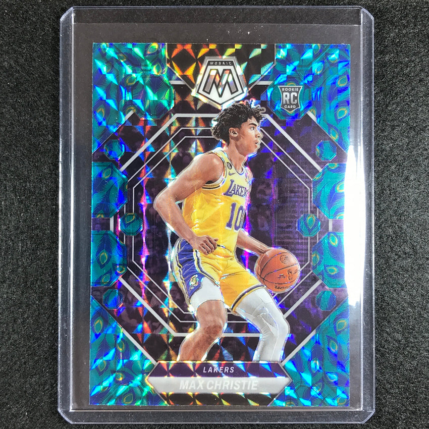 2022-23 Mosaic Max Christie Rookie Choice Peacock Ssp No 229