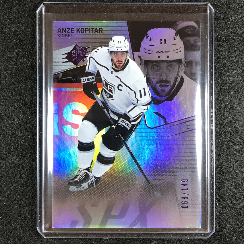 2022-23 Spx Nhl Anze Kopitar Veteran Colored Holofoil 68/149