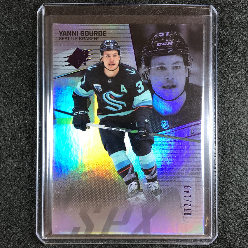 2022-23 Spx Nhl Yanni Gourde Veteran Colored Holofoil 72/149