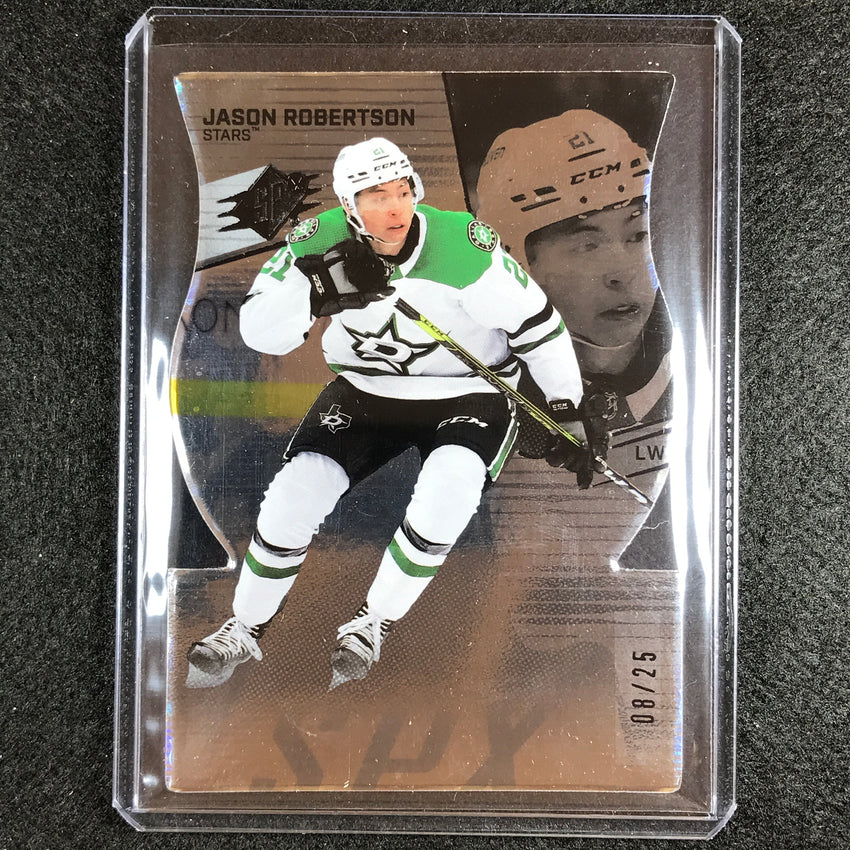 2022-23 Spx Nhl Jason Robertson Veteran Nhl Shield Die-cut Hologram 8/25