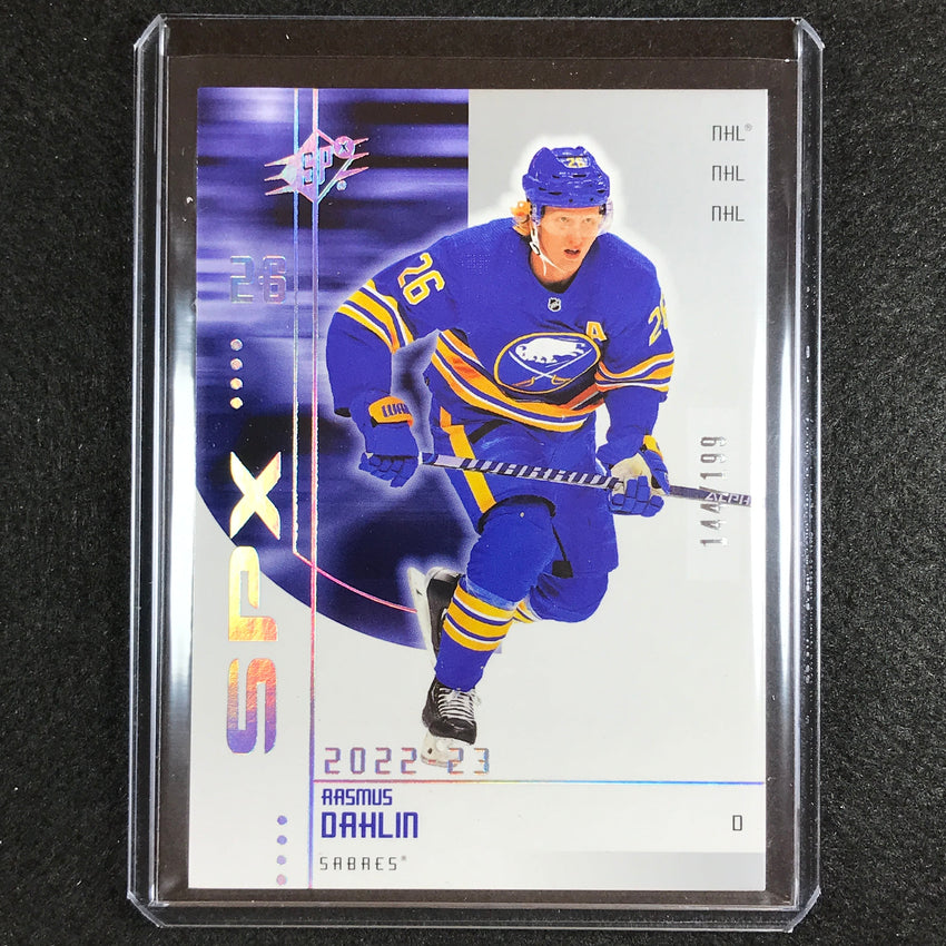 2022-23 Spx Nhl Rasmus Dahlin 2002-03 Retro Veteran Base 144/199