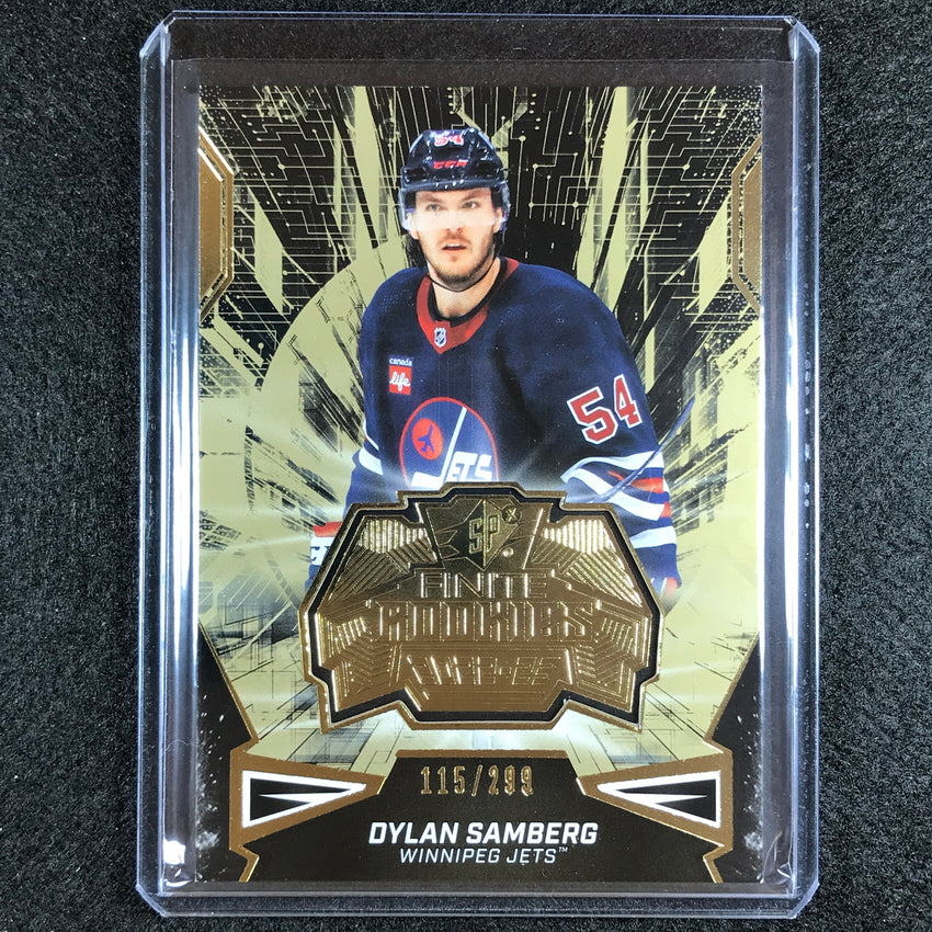 2022-23 Spx Nhl Dylan Samberg Finite Rookies Gold 115/299