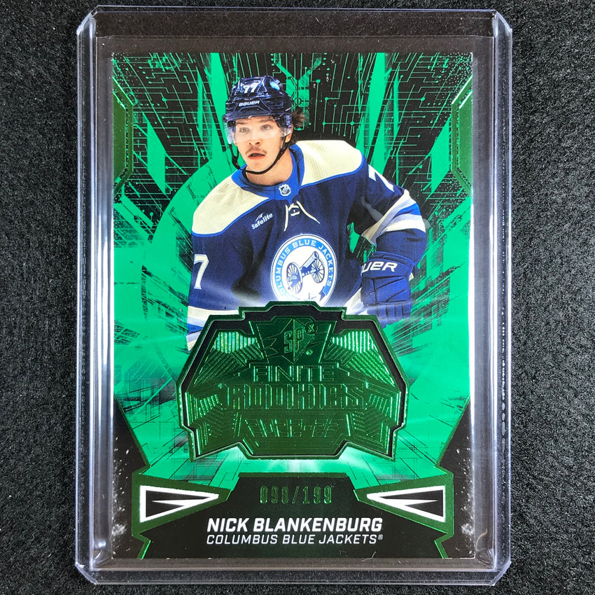 2022-23 Spx Nhl Nick Blankenburg Finite Rookies Green 98/199