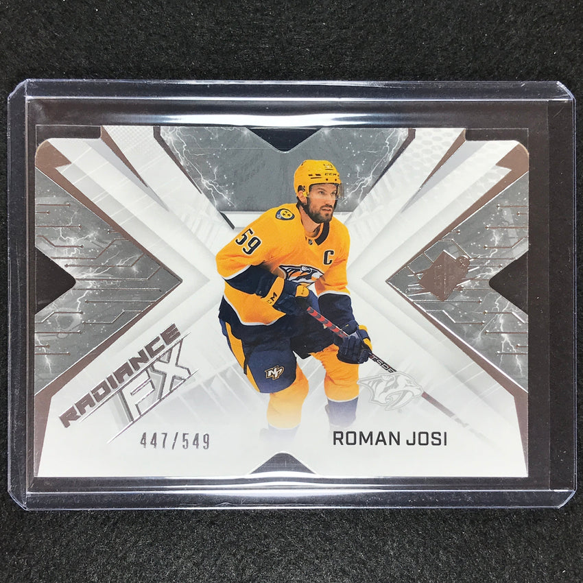 2022-23 Spx Nhl Roman Josi Radiance Fx Veteran Silver 447/549