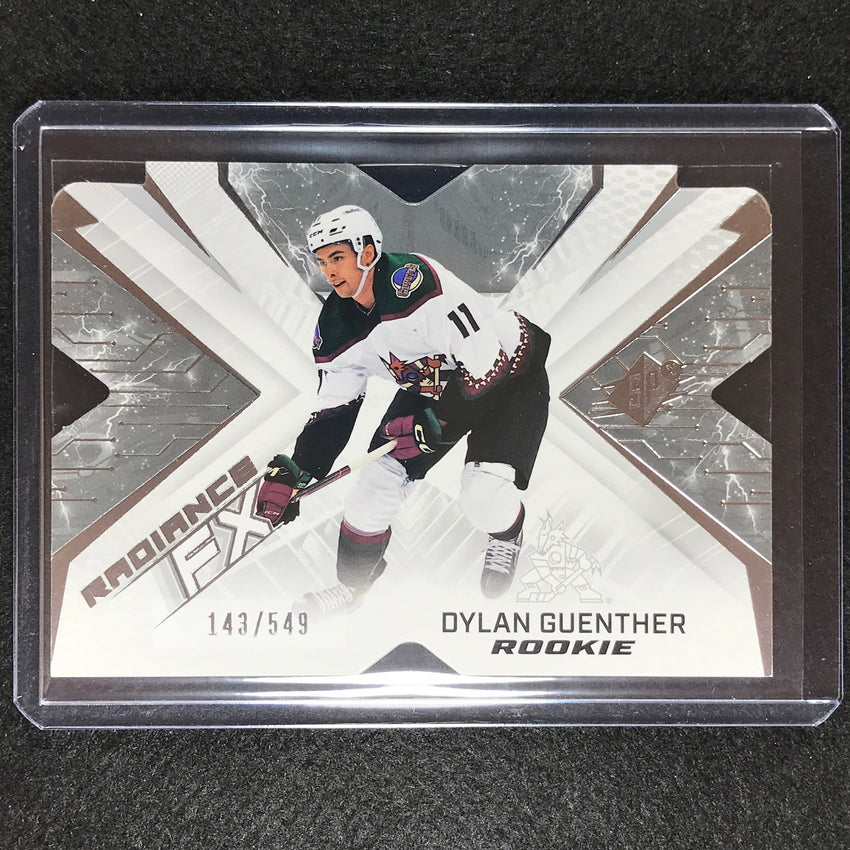 2022-23 Spx Nhl Dylan Guenther Radiance Fx Rookie Silver 143/549