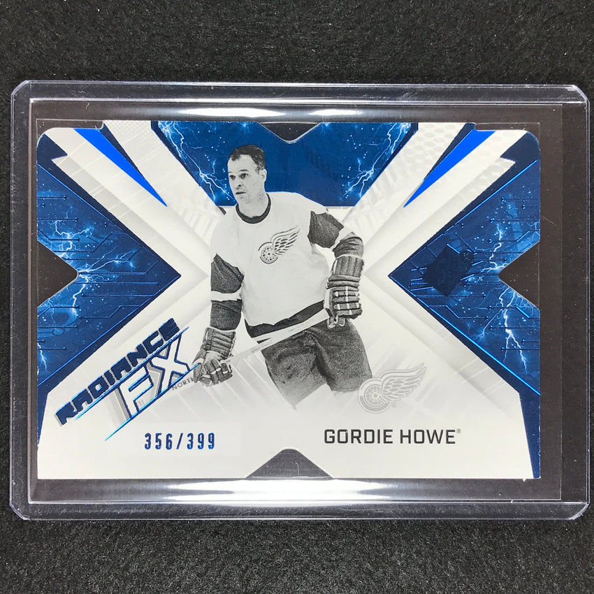 2022-23 Spx Nhl Gordie Howe Radiance Fx Veteran Blue 356/399