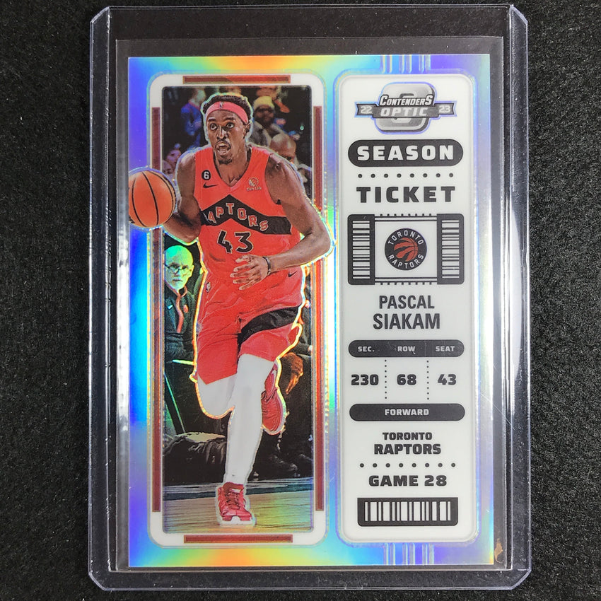 2022-23 Contenders Optic PASCAL SIAKAM Season Ticket Silver Prizm #9