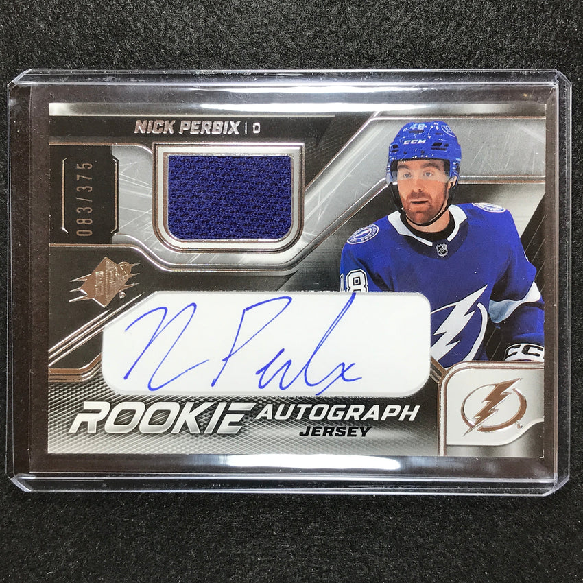 2022-23 Spx Nhl Nick Perbix Rookie Jersey Auto Base 83/375
