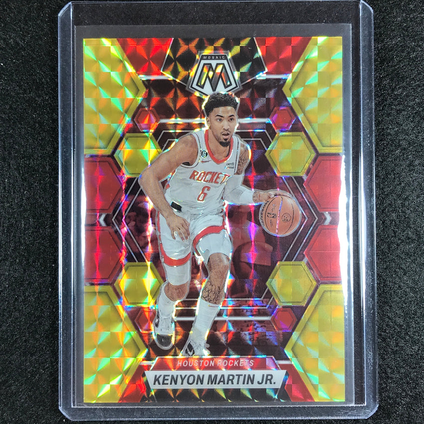 2022-23 Mosaic KENYON MARTIN JR. Choice Fusion Red and Yellow 48/88 #29