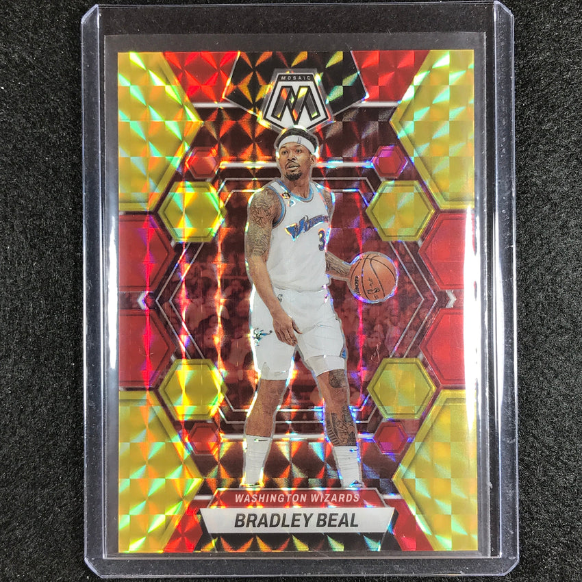 2022-23 Mosaic Bradley Beal Choice Fusion Red And Yellow 69/88 No 32