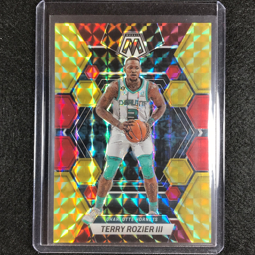 2022-23 Mosaic Terry Rozier Iii Choice Fusion Red And Yellow 1/88 No 33