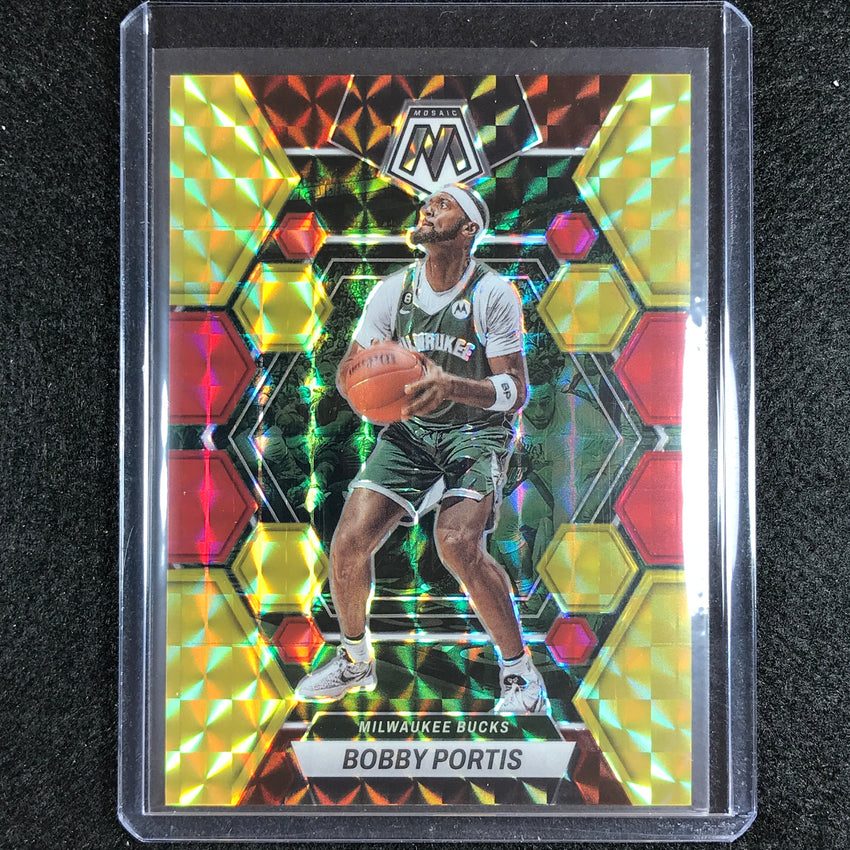 2022-23 Mosaic BOBBY PORTIS Choice Fusion Red and Yellow 66/88 #94