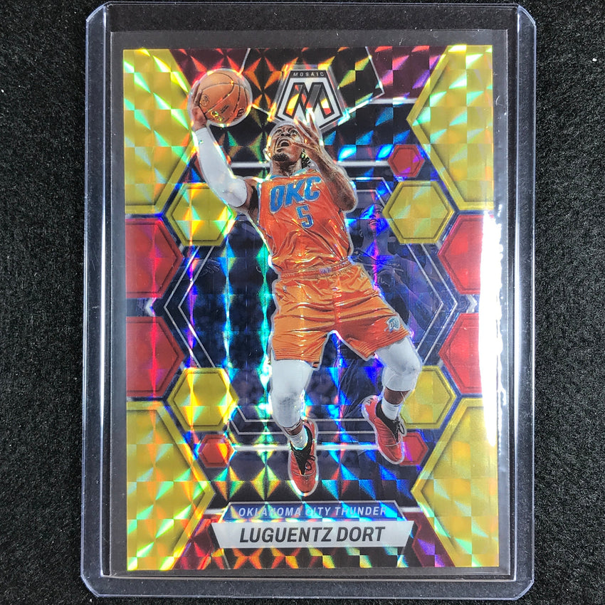 2022-23 Mosaic Luguentz Dort Choice Fusion Red And Yellow 49/88 No 103