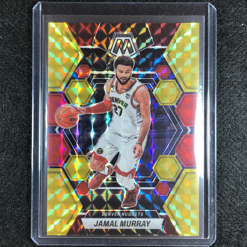 2022-23 Mosaic Jamal Murray Choice Fusion Red And Yellow 81/88 No 107