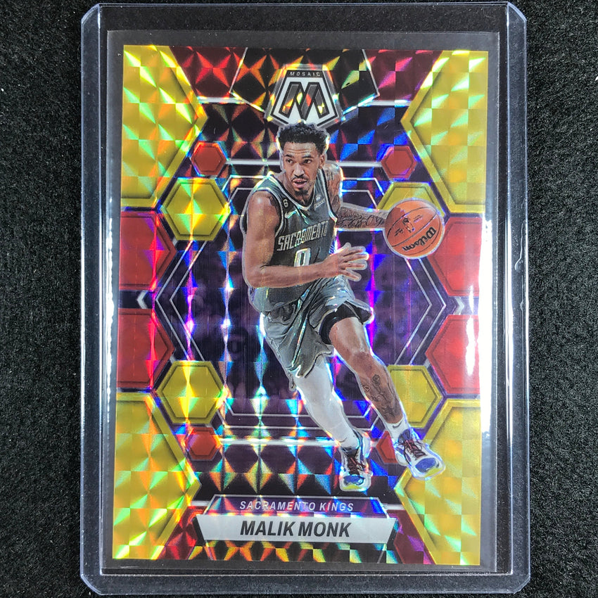 2022-23 Mosaic MALIK MONK Choice Fusion Red and Yellow 32/88 #119