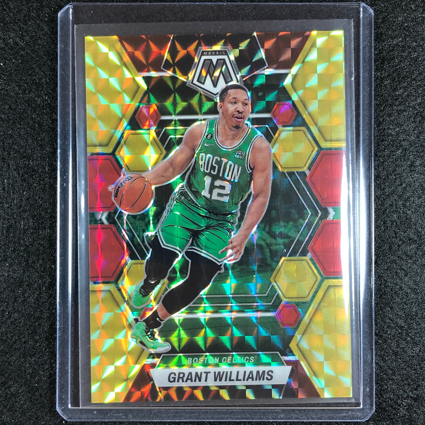 2022-23 Mosaic GRANT WILLIAMS Choice Fusion Red and Yellow 8/88 #128