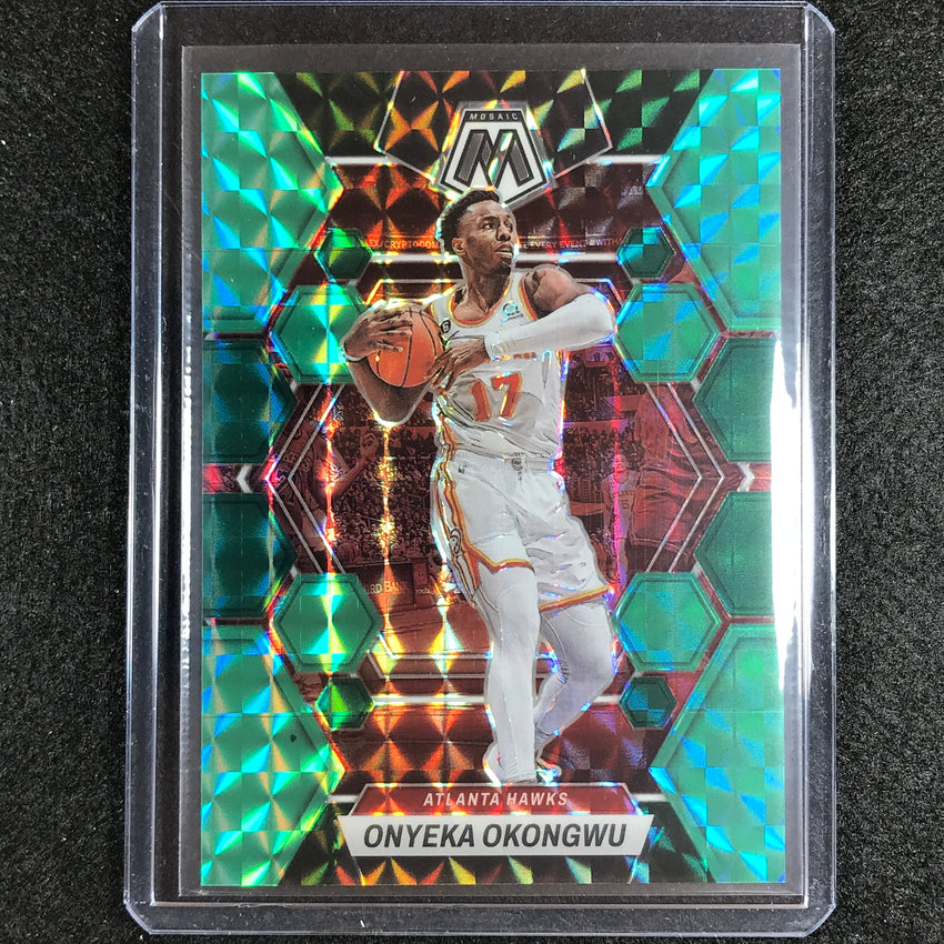 2022-23 Mosaic Onyeka Okongwu Choice Fusion Green 19/21