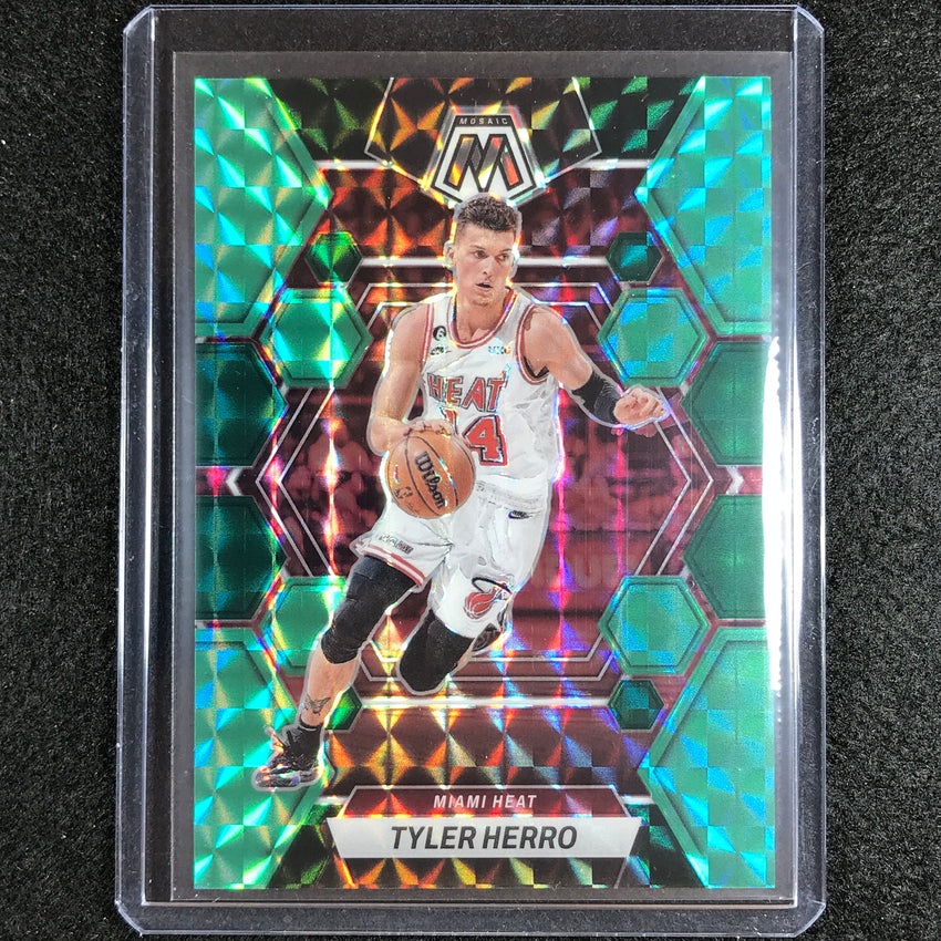2022-23 Mosaic Tyler Herro Choice Fusion Green 4/21