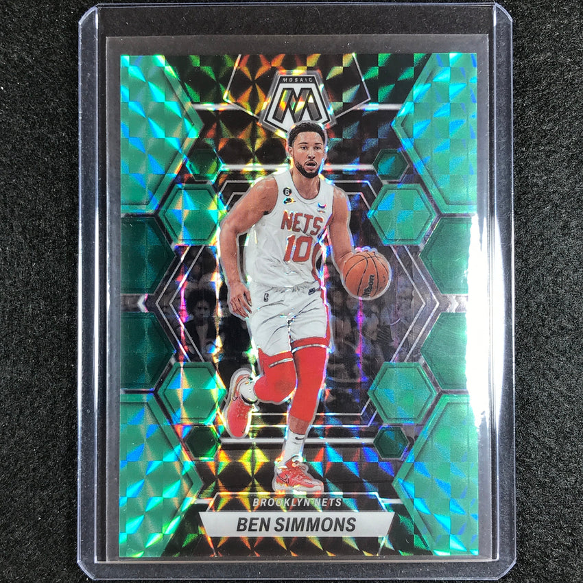 2022-23 Mosaic Ben Simmons Choice Fusion Green 9/21