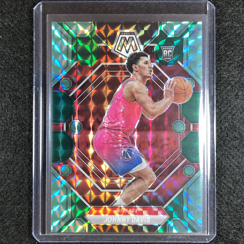 2022-23 Mosaic Johnny Davis Rookie Choice Fusion Green 2/21