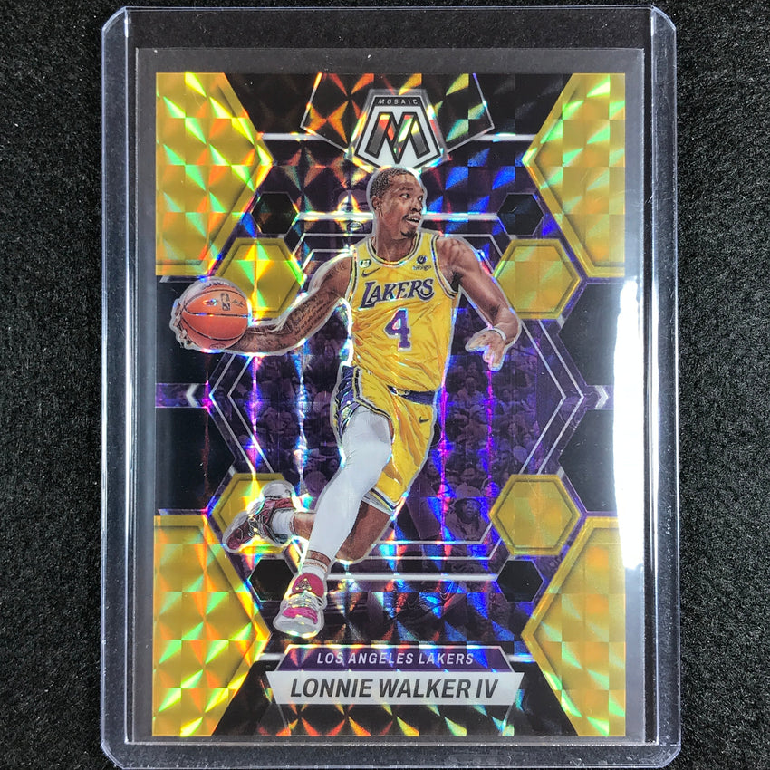 2022-23 Mosaic Lonnie Walker Iv Choice Black Gold 5/8