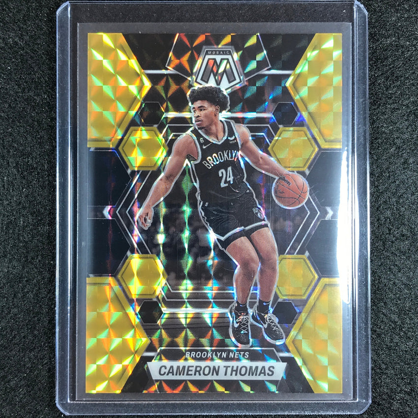 2022-23 Mosaic Cameron Thomas Choice Black Gold 8/8